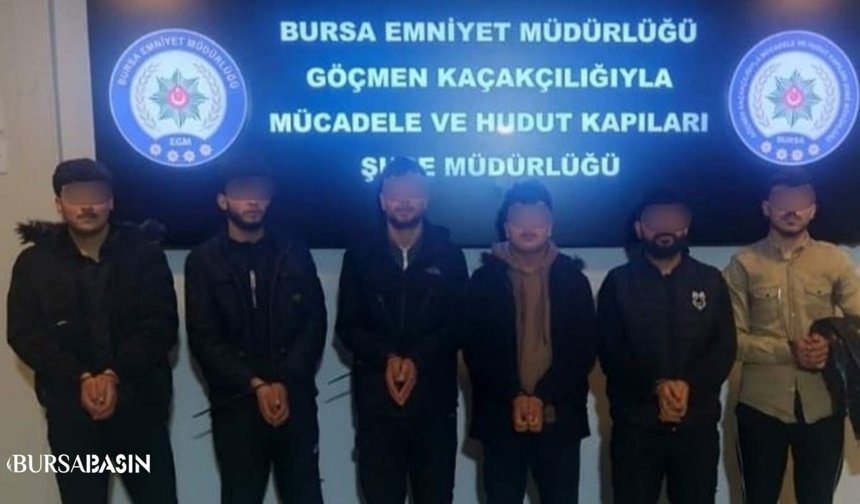 Bursa’da Göçmen Operasyonu: 21 Kişi Yakalandı
