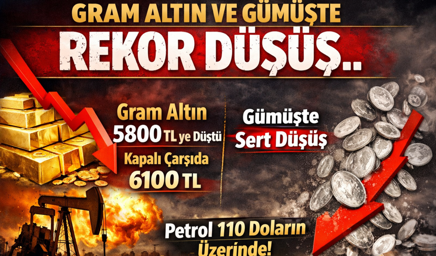 Son dakika: Altın ve Gümüşte Tarihi Düşüş