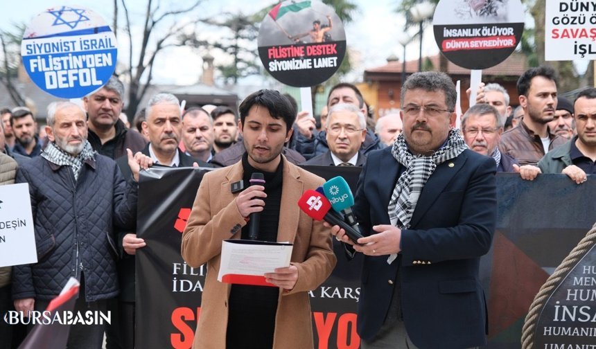 Bursa’dan Filistin İçin Sert Mesaj