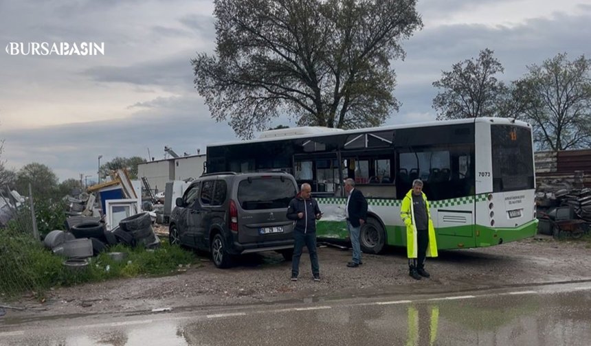 Bursa’da Otobüsle Kamyon Çarpıştı: 2 Yaralı