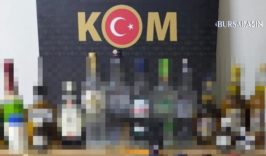 Bursa’da Sahte Alkol Operasyonu: 9 Şüpheli