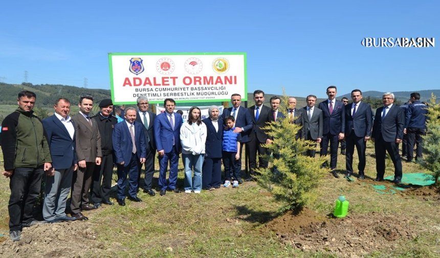 Bursa’da Şehit Adına Hatıra Ormanı Oluşturuldu