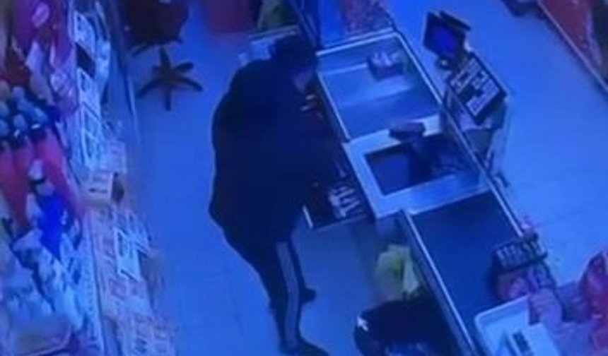 Bursa’da Market Hırsızı Kayıplara Karıştı