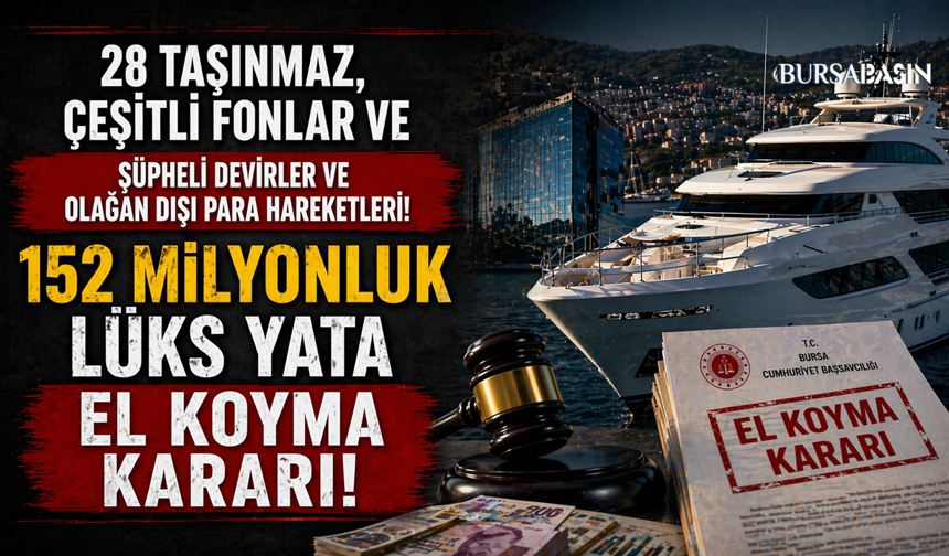 Bursa’da Mal Kaçırma Şüphesi: 152 Milyonluk Yata El Kondu