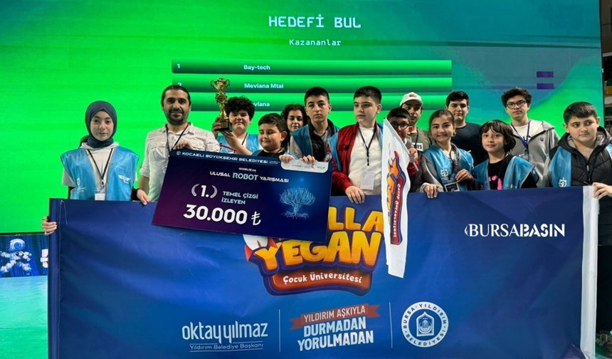 Yıldırım’ın Robot Takımı Türkiye Birincisi Oldu
