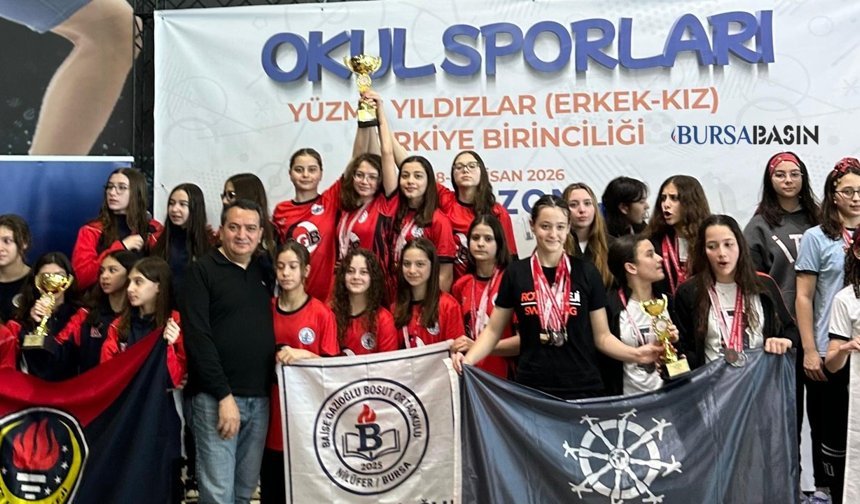Bursa’nın Yıldız Kızları Türkiye Şampiyonu