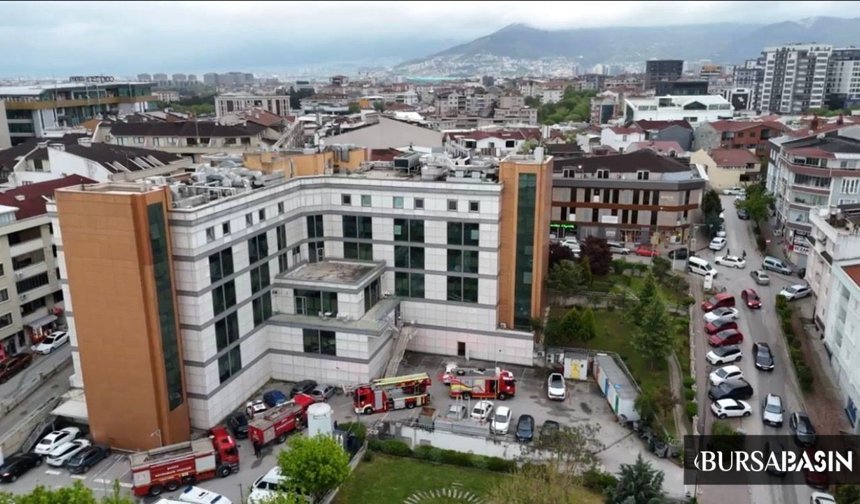Bursa'da Hastanede Çıkan Yangın Korkuttu