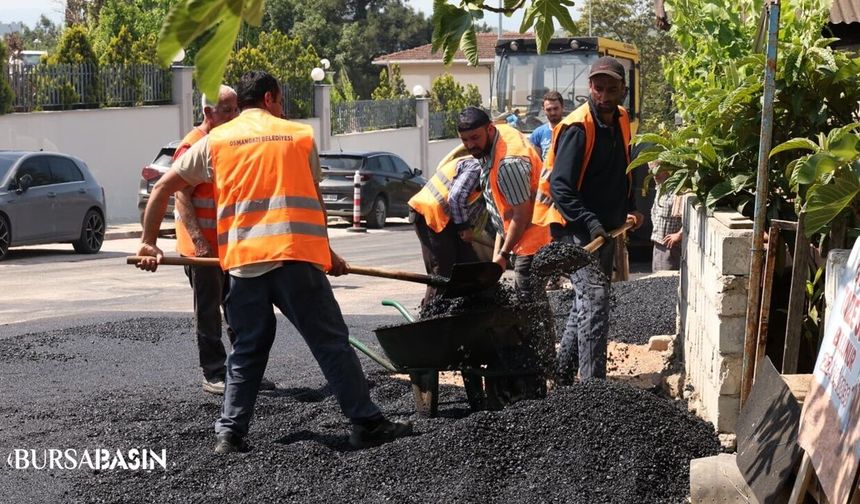 Osmangazi’de Kolej Caddesi Yenilendi
