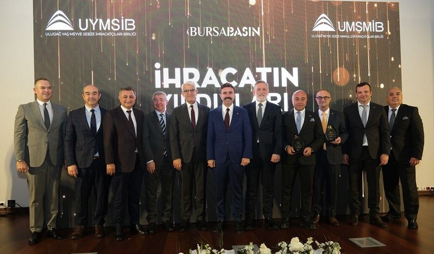 Bursa’da İhracatın Yıldızları Ödüllerle Taçlandı