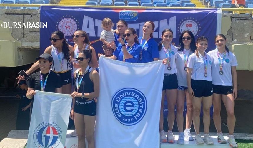 BUÜ Atletizmde Rekor ve Madalyalarla Döndü