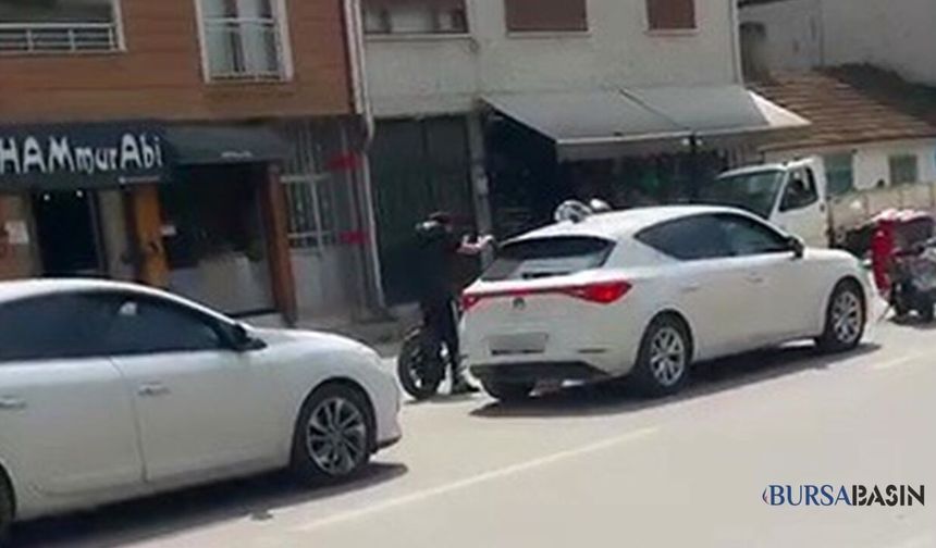 İnegöl’de Yol Verme Tartışması Kamerada