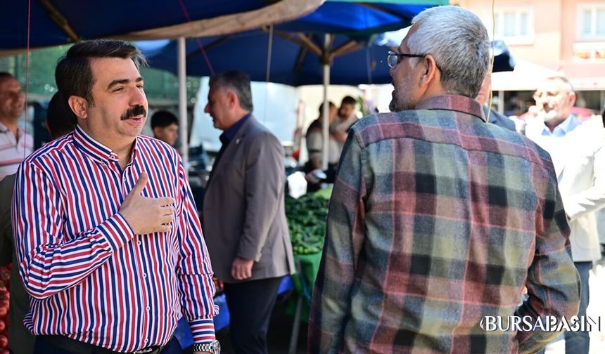 Yılmaz’dan Bayram Öncesi Esnafla Buluşma