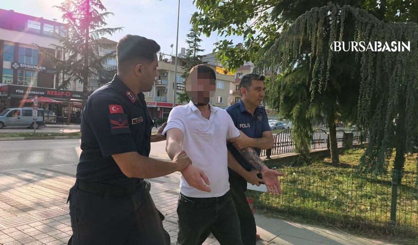 İnegöl’de Kaçan Şüpheli Kovalamaca Sonrası Yakalandı