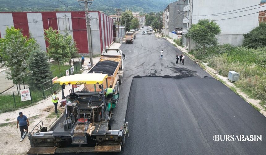 İnegöl’de Bursa Caddesi Yenileniyor: Asfalt Seferberliği