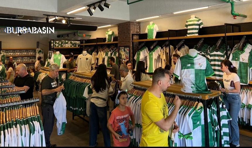 Bursaspor’da Forma Satışları 30 Bini Aştı