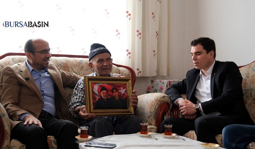 Orhaneli’de Şehit Babalarına Babalar Günü Hediyesi