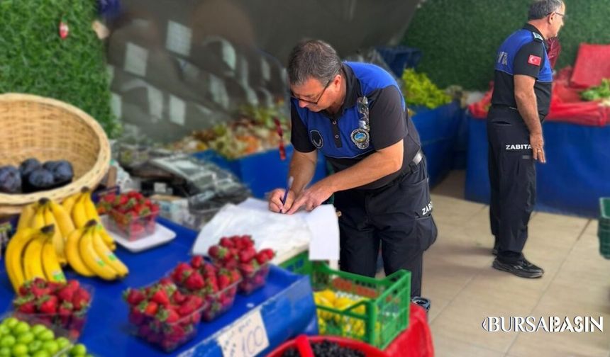 İnegöl’de manavlara zabıta denetimi: 11 işletmeye işlem