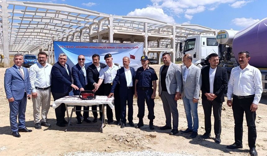 Yenişehir’de Jandarma Binasının Temeli Atıldı