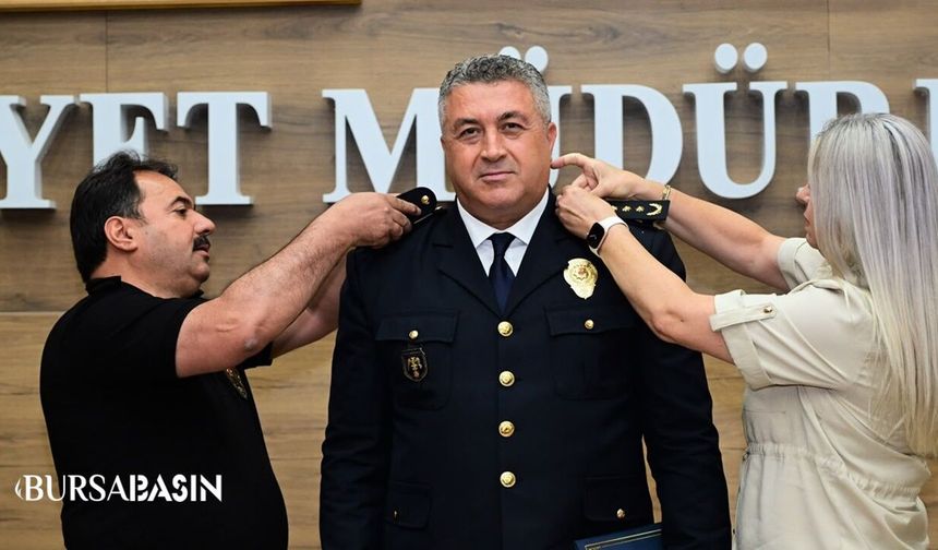 Bursa Emniyeti'nde 105 Personele Rütbe Terfisi