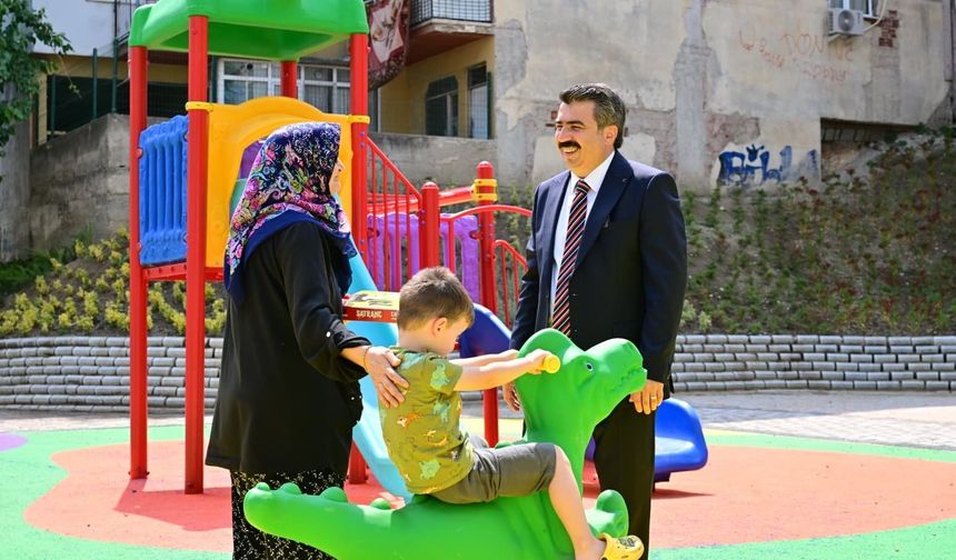 Yıldırım'da Parklar Yaz Sezonuna Yenilenerek Hazırlandı