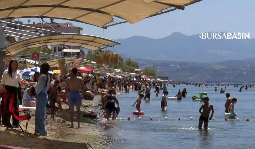 Bursalılar Serinlemek İçin Sahillere Koştu