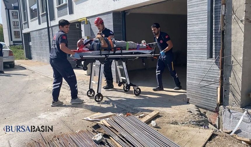 İnegöl'de Otomobilin Altında Kalan Adam Ağır Yaralandı
