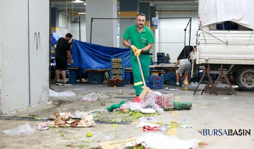 Osmangazi’de 67 Pazar Yeri Her Gün Yeniden Temizleniyor