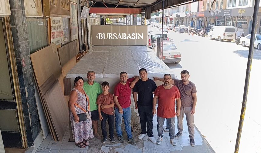 İnegöl’de 9 Günde Dev Mobilya Ürettiler: Almanya’ya Gidiyor