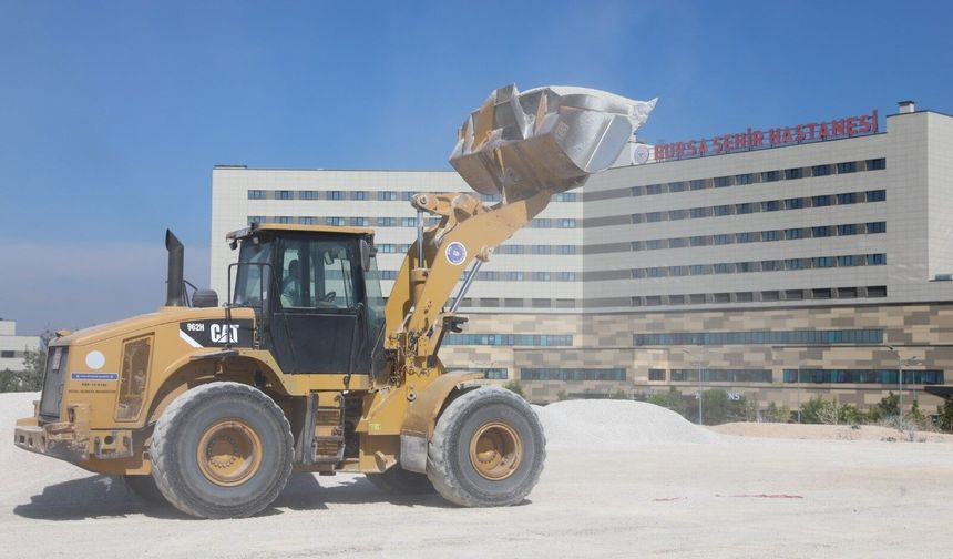 Bursa Şehir Hastanesi Yolları Yenileniyor