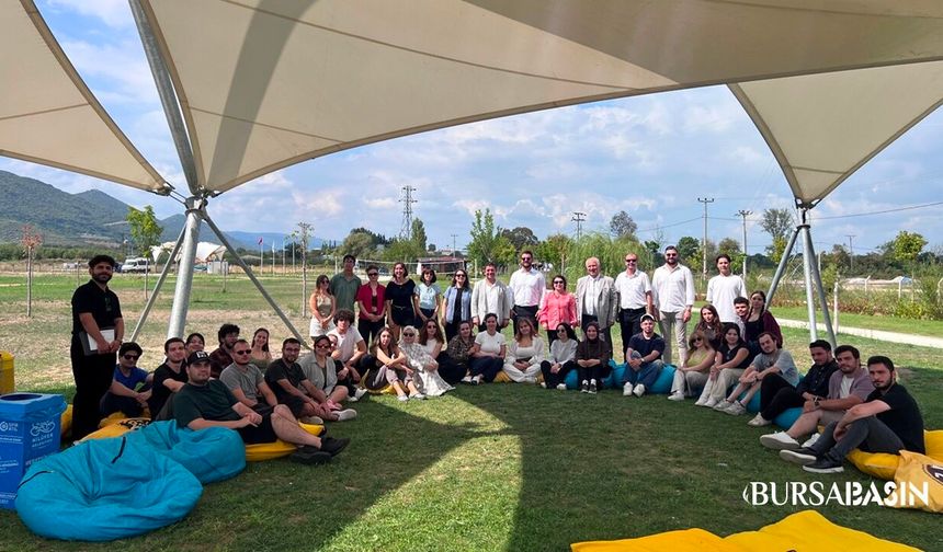 Nilüfer’de gençler doğada hem spor yaptı hem öğrendi