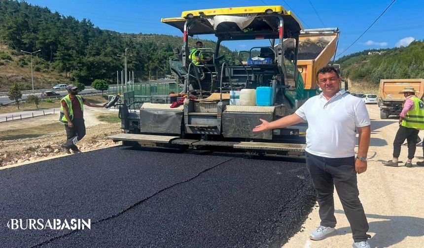 Mudanya’da yollar yenileniyor: 1,1 kilometrelik çalışma