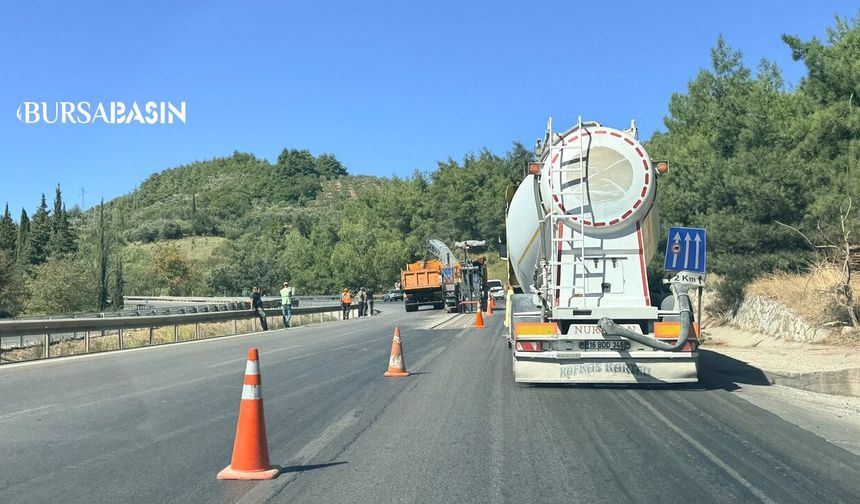 Bursa’da Dürdane Rampası’nda Trafik Yoğunluğu