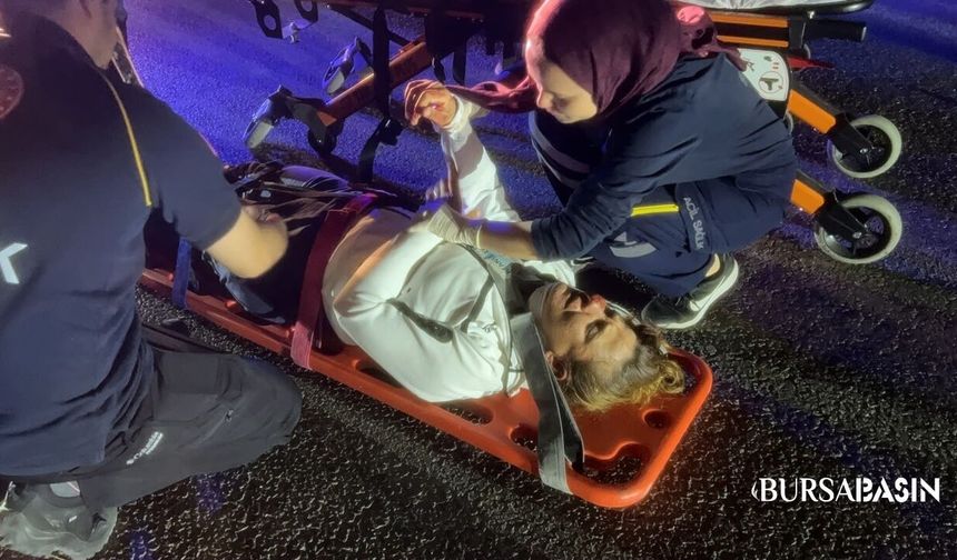 Mudanya’da Motosiklet Kazası: Karı Koca Ağır Yaralı
