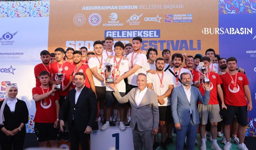 Gürsu Belediyespor’dan geleneksel sporlarda çifte başarı