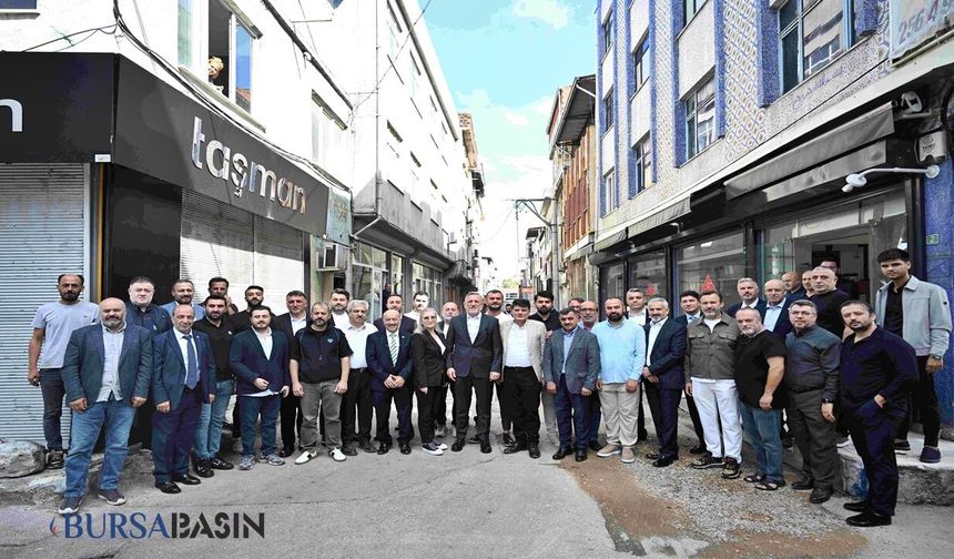 Bursa’da ayakkabıcı esnafına 250 kişilik alım heyeti
