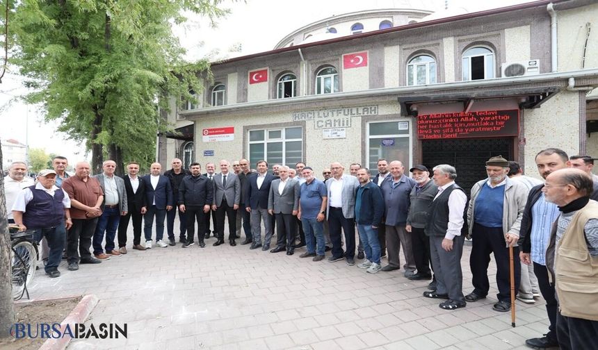 İnegöl’de cami çevreleri mahalle hayatıyla bütünleşiyor
