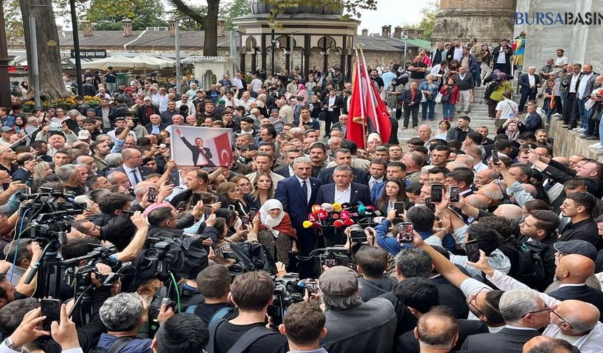 Özgür Özel Bursa’da: Bozbey için dikkat çeken mesaj