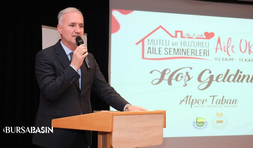 İnegöl’de Aile Okulu Seminerleri 8. Kez Başladı