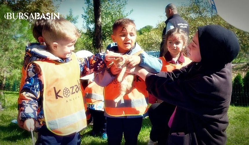 Yıldırım’da çocuklar sevimli patilerle buluştu