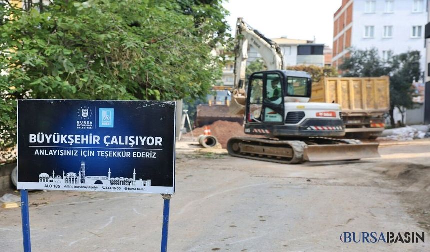 Bursa Osmangazi’de 340 Metrelik Altyapı Hamlesi