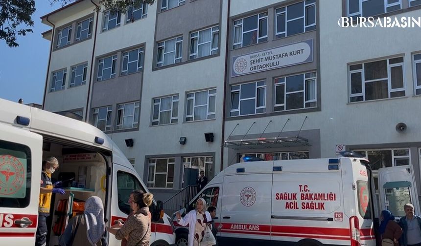 Bursa’da okulda gaz paniği! AFAD harekete geçti