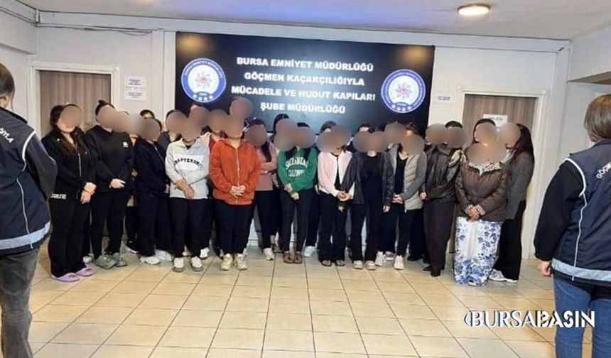 Bursa'da Kaçak Masör Operasyonu: 40 Kadın Tespit Edildi