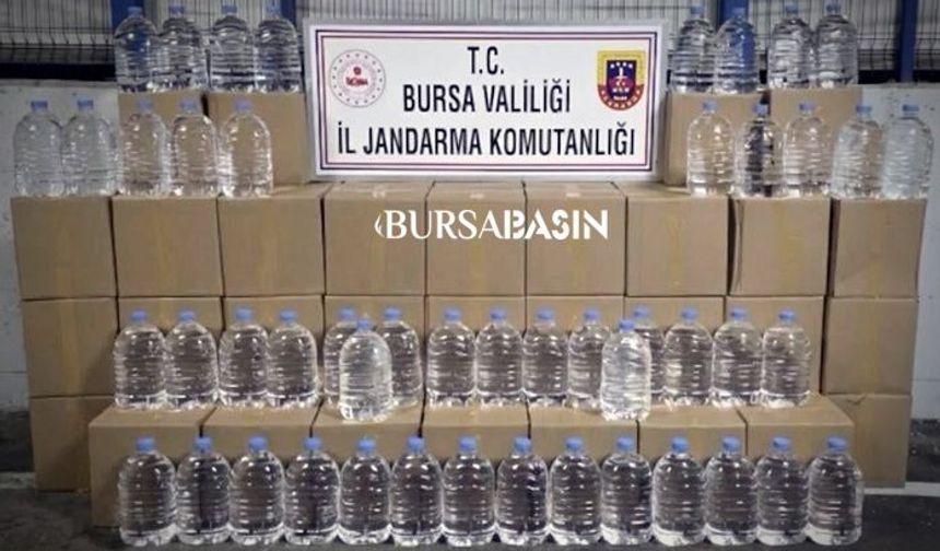 Bursa’da Araçtan Bin 260 Litre Etil Alkol Çıktı
